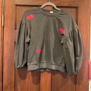 Clare V drop shoulder sweatshirt